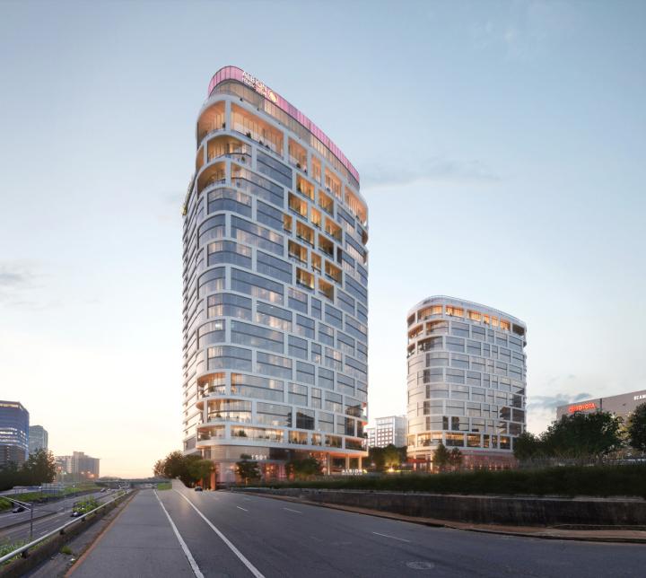 Rendering of Albion Music Row Phase 1 construction project