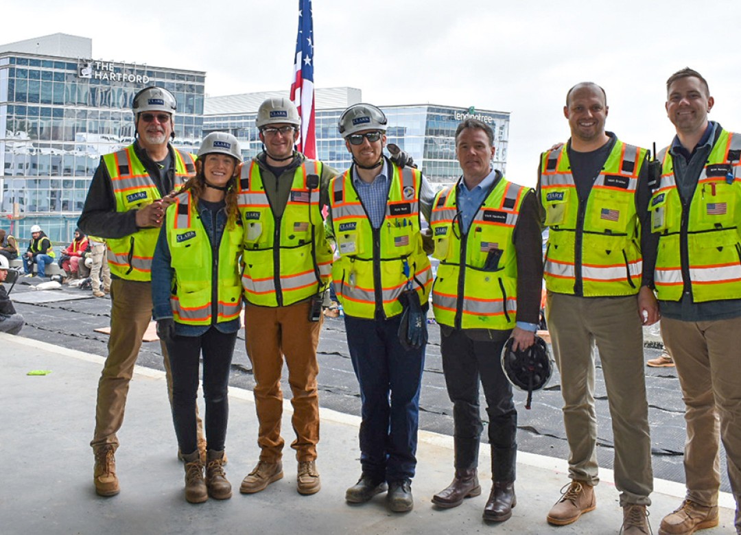 Queensbridge Collective Tower 1 Topping Out photograph