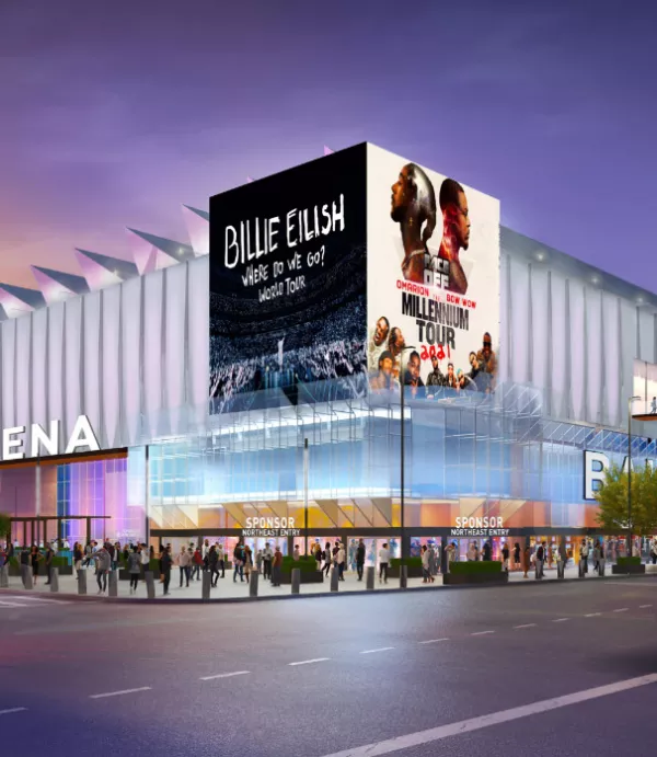 CFG Bank Arena rendering - Clark Construction is renovating this venue in Baltimore, Maryland