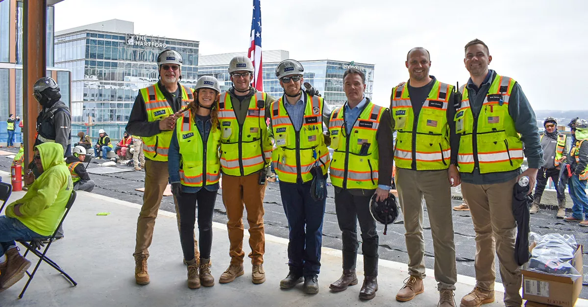 Queensbridge Collective Tower 1 Topping Out photograph