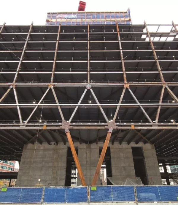 Chicago’s Union Station Tower Uses First 80-ksi Steel Sections in the US